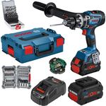 Bosch Professional Akku-Schlagbohrschrauber GSB 18V-150 C inkl 2x 8,0 Ah Bitset,Bohrersatz