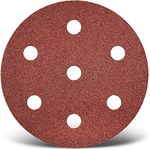 50 Klett-Schleifscheiben f. Exzenterschleifer, Ø 90 mm - 7-Loch - K60 - Normalkorund - Menzer