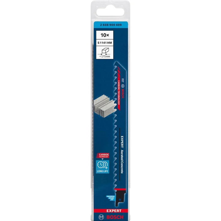 Säbelsägeblatt Expert Aerated Concrete Länge 225 mm Breite 19 mm Zahnteilung TPI 3 8,5 mm S-Schaft - Preisvergleich – Bild 2