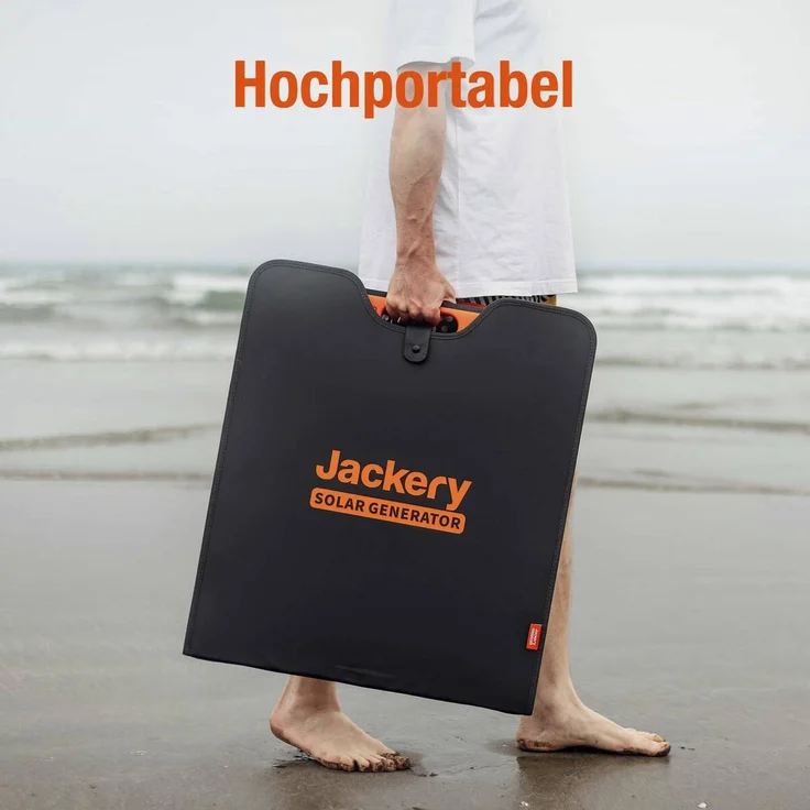 Jackery Faltbares Solarpanel SolarSaga 200, Ausgänge: 1x USB-A 2.0 / 1x USB-C, Ausgangsspannung 18 V – Bild 3