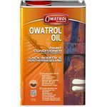 Owatrol Öl 1 Liter für Innen, Außen 8 – 18 qm/Liter Entroster, Konservierer, Farbadditiv, Holzgrundierung 12 Std. - Überstreichbar nach : 24 bis 48 h Verarbeitungstemperatur : 5°C bis +35°C