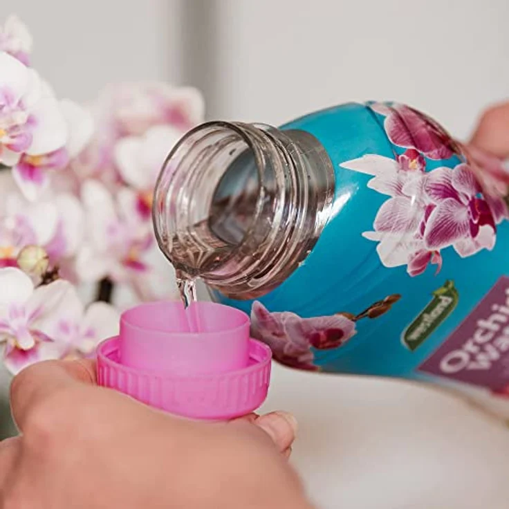 Westland Orchideen Wasser, 750 ml – Flüssigdünger für gesundes Wachstum, mit Dosierhilfe – Bild 2