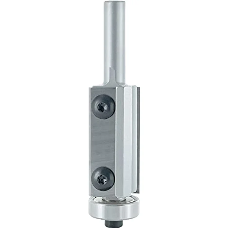 ENT Wendeplatten Bündigfräser, 8mm Schaft, präzise Schnitte mit auswechselbarem Kugellager, 19x40mm Wendemesser – Bild 1