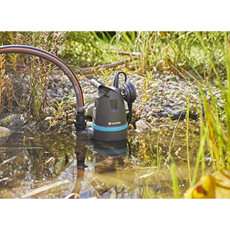 Gardena Schmutzwasser-Tauchpumpe 10.500 Basic: Elektrische Tauchpumpe mit Fördermenge 10.500 l/hEinstellbarer Schwimmerschalter mit Dauerlauffunktion (9008-47) – Bild 5
