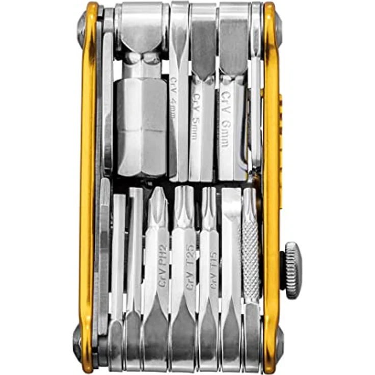 Topeak Unisex  Erwachsene Mini PT30 Multitool, Gold, 7,4 x 4 x 1,9 cm – Bild 9