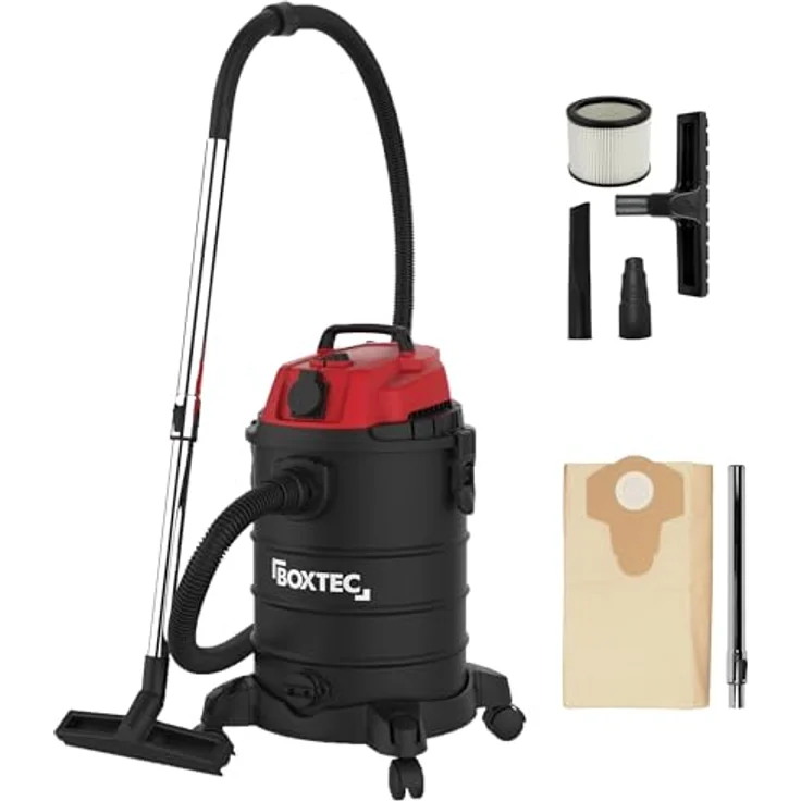 BOXTEC NTS 30 Industriesauger Nass-Trockensauger 30L Einschaltautomatik bis 2000W, mit Blasfunktion, Filterreinigung, beutellos, in Blau – Bild 1