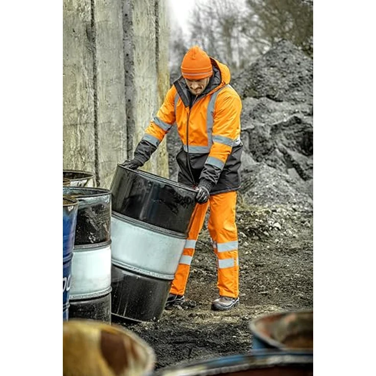 Högert Warnschutz Regenlatzhose -'-'Volme-'-' Orange 3XL – Bild 6