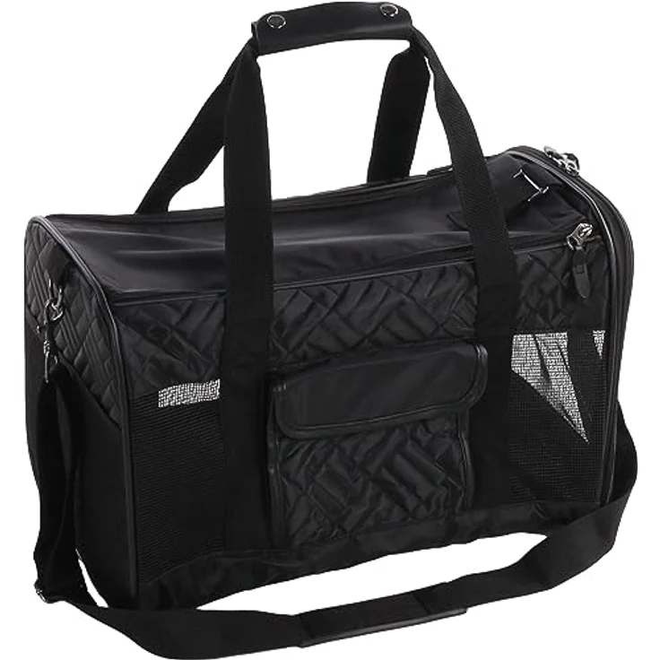 Flamingo - Transporttasche für Hunde und Katzen 45 x 29 x 28 cm - hochwertige Qualität - beliebtes Produkt – Bild 1