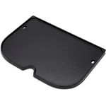 Weber Grillplatte für Lumin, porzellanemaillierte Gusseisenplatte, antihaftbeschichtet mit erhöhten Kanten