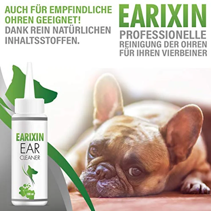 Adema Natural Earixin - Natürlicher Ohrreiniger für Hund - gegen Ohrenschmalz & Entzündungen - 100ml - Preisvergleich – Bild 5