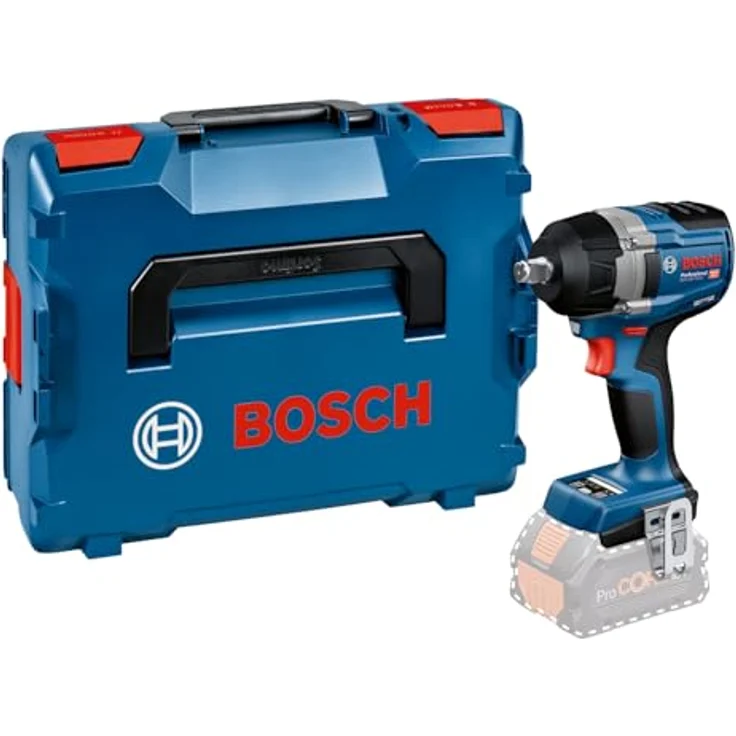Bosch Professional 18V System Akku-Drehschlagschrauber GDS 18V-750 C, 750 Nm Anzieh- und 1000 Nm Losbrechmoment, inklusive Connectivity-Modul GCY42, L-BOXX – Bild 1
