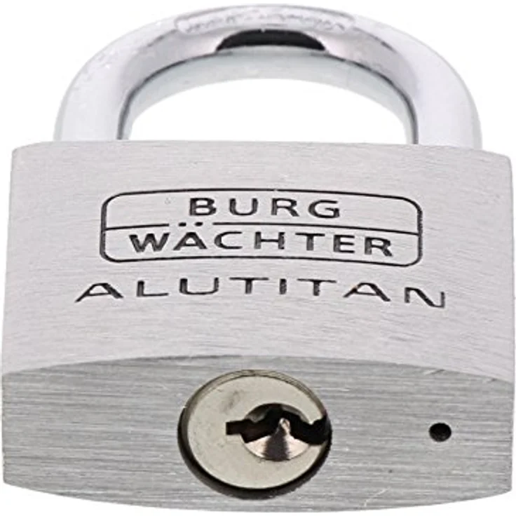BURG-WÄCHTER Zylinder-Vorhangschloss, 6,5 mm Bügelstärke, Alutitan 770 40 SB, 40 mm – Bild 5