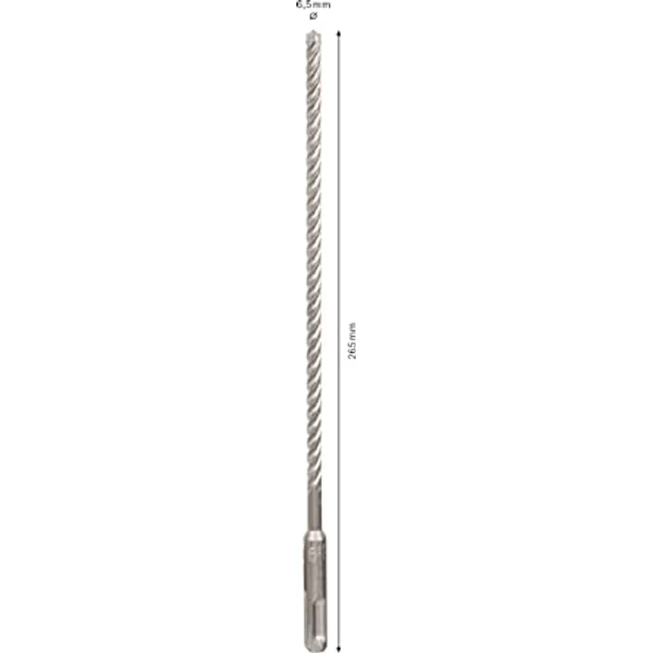 Bosch Professional 10 tlg. Hammerbohrer SDS Plus-7X (für Beton und Mauerwerk, 6,5 x 200 x 265 mm, Zubehör Bohrhammer) – Bild 3