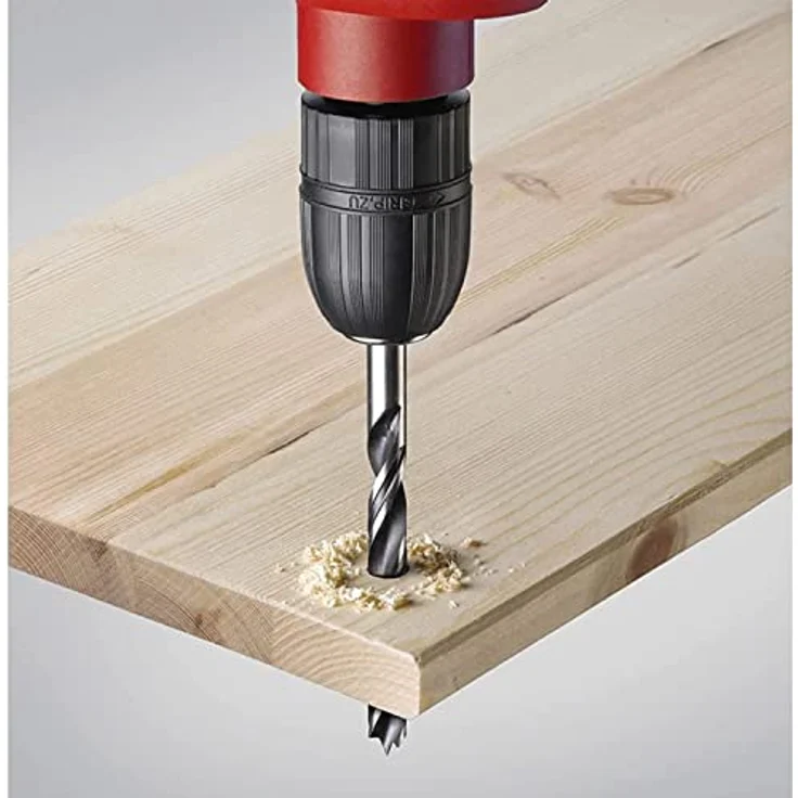 kwb Holzspiralbohrer Ø 4 mm, Industriequalität für saubere Bohrungen und stabilen Geradeauslauf, schwarz – Bild 5