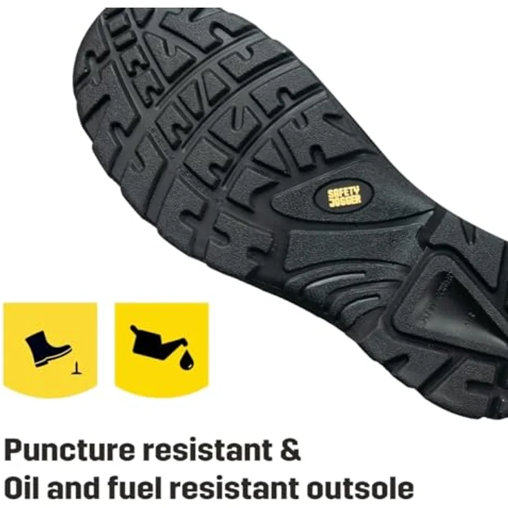 Safety Jogger SafetyJogger Climber S3 Arbeitsschuh, Sicherheitsschuh für Komfort und Schutz, Schwarz – Bild 5