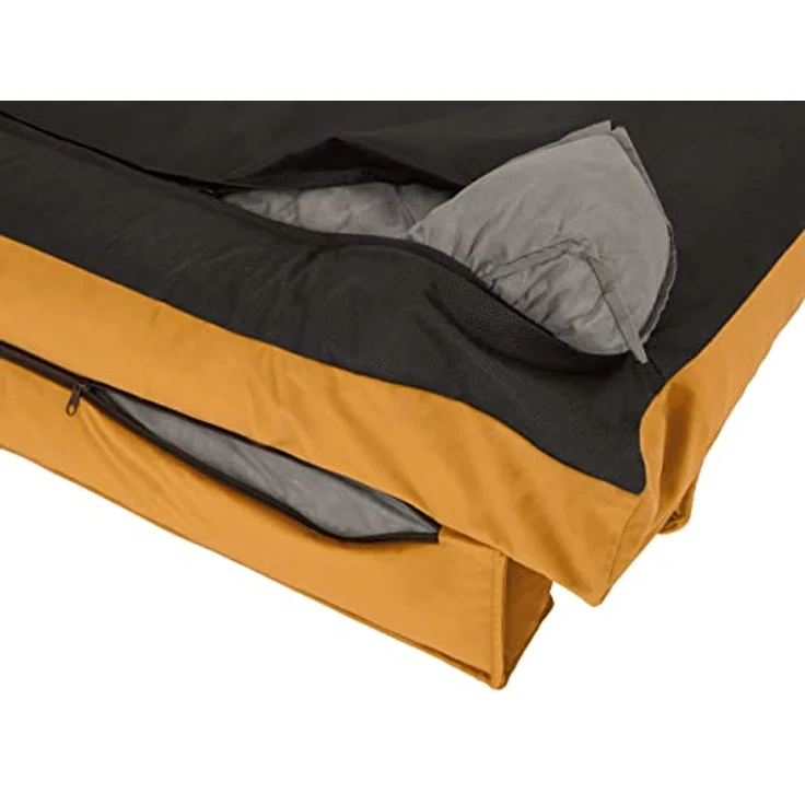 DOGGY Hundebett Haustierbett Hundeliegen Hundecouch Liegen Hundekissen Bett Sofa Hundekorb Tierbett Weich Hundesofa Matratze Schlafplãtze, Gelb, 99 x 66 cm – Bild 5