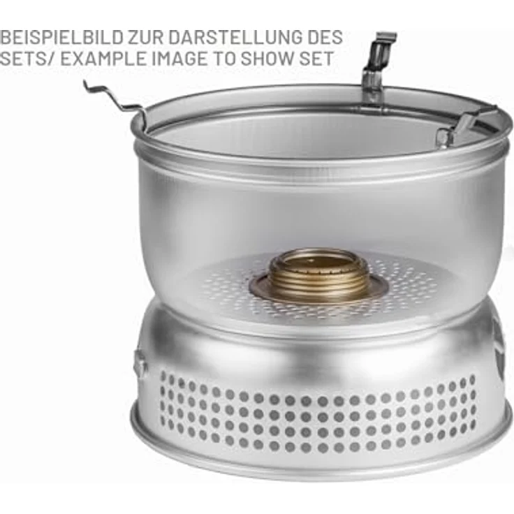 Trangia 27, Gaskocher für 1-2 Personen mit kompaktem Kochset und leichter Aluminiumkonstruktion – Bild 3
