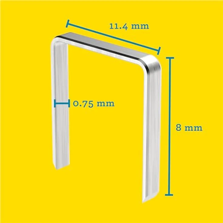 Rapid Heftklammern 53/8 m - Preisvergleich – Bild 2