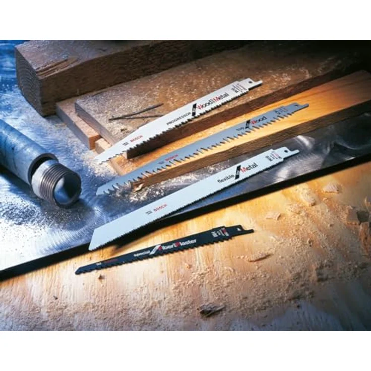 Bosch Professional Säbelsägeblatt Flexible for Metal zum Sägen in Metall (5 Stück, S 1122 EF) – Bild 3