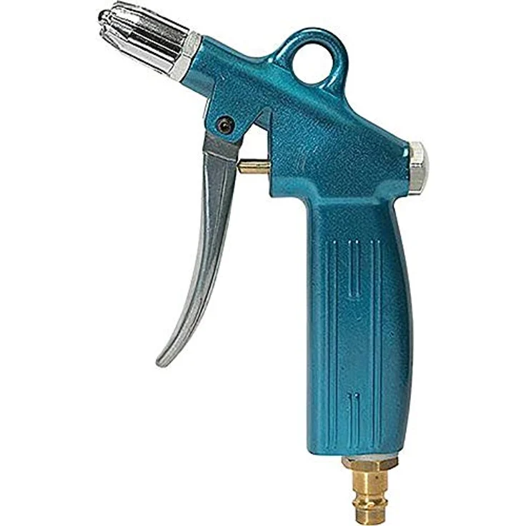 RIEGLER Ausblaspistole blow-line mit Geräuschdämpferdüse, Aluminium, blau – Bild 1