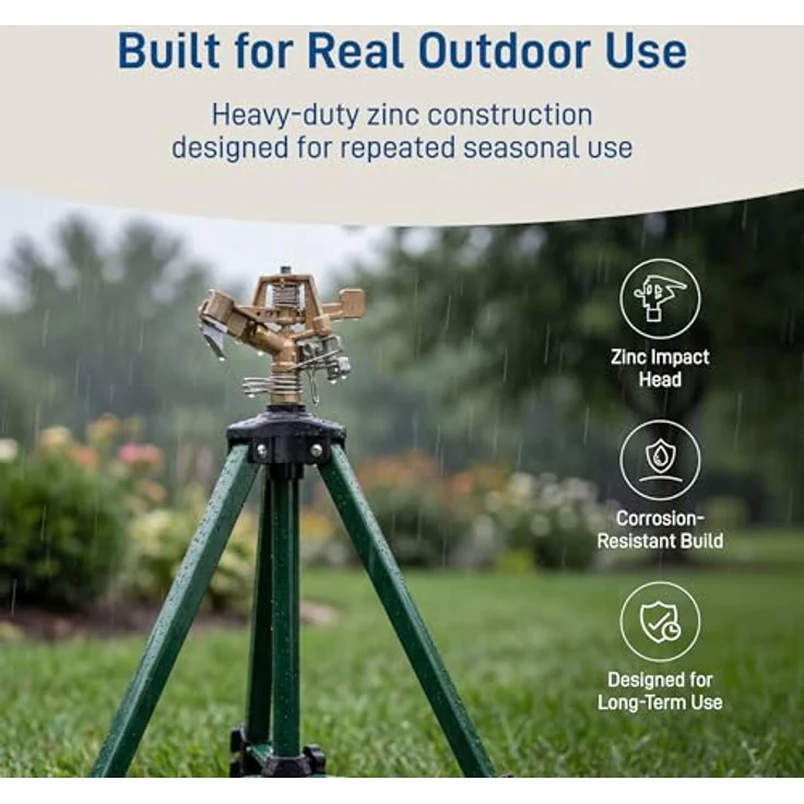 Orbit 56667 N Zink Auswirkungen Sprinkler Man Tripod Grundlage – Bild 8