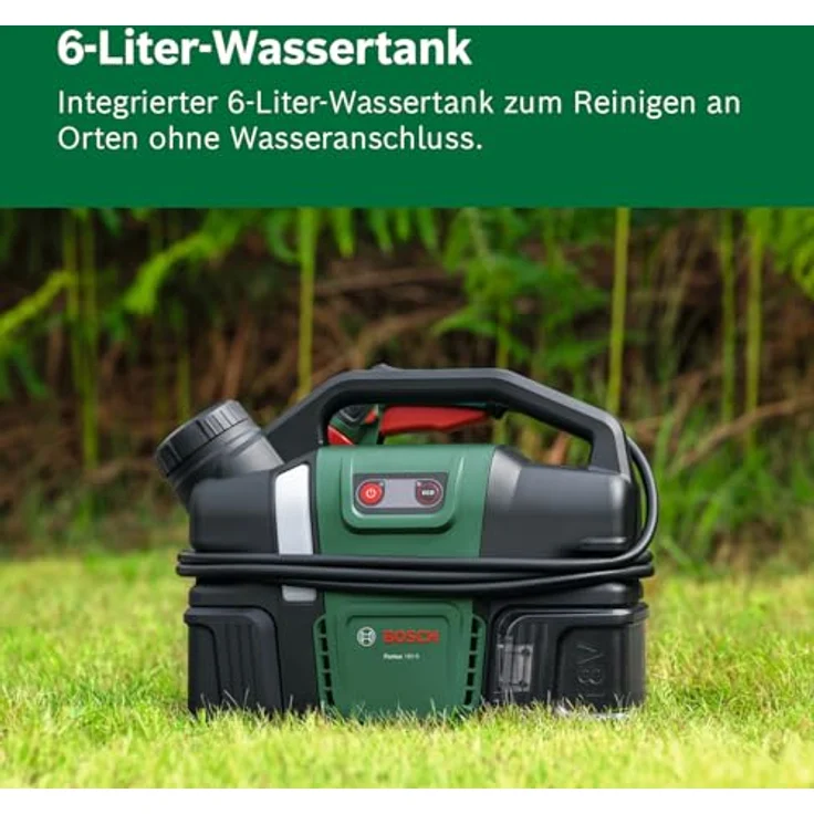 BOSCH Mobiler Bike Cleaner Fontus, Akku-Hochdruckreiniger mit 6-Liter-Wassertank und 20 bar Druck, ohne Akku und Ladegerät – Bild 5