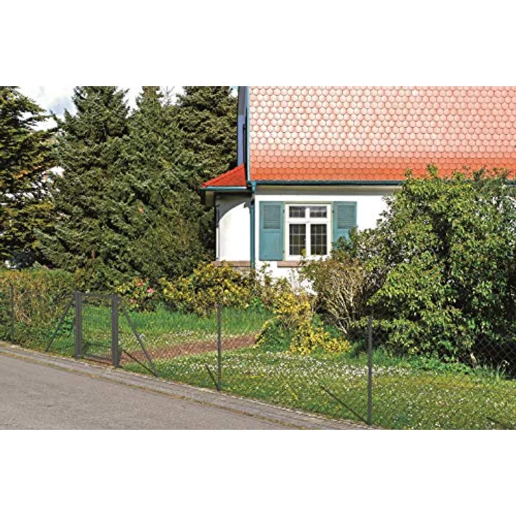 GAH-Alberts 655679 Schelle für Geflechtspannstäbe-verzinkt, anthrazit-metallic, Ø60 mm – Bild 4