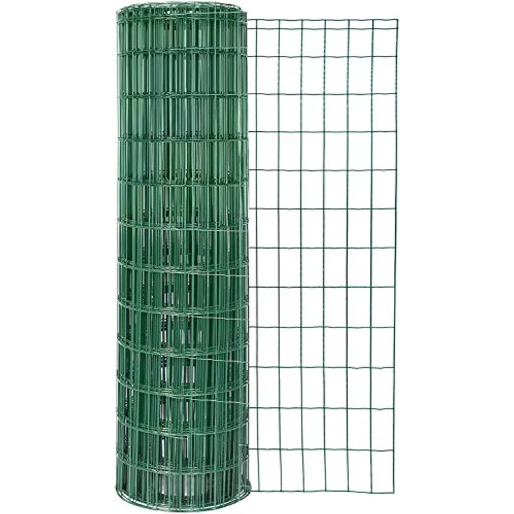 Alberts 605018 Schweissgitter Fix-Clip Pro, Gartenzaun, Rankgitter, Wildzaun, Höhe 153 cm, Länge 10 m, Maschenweite 50 x 100 mm, grün