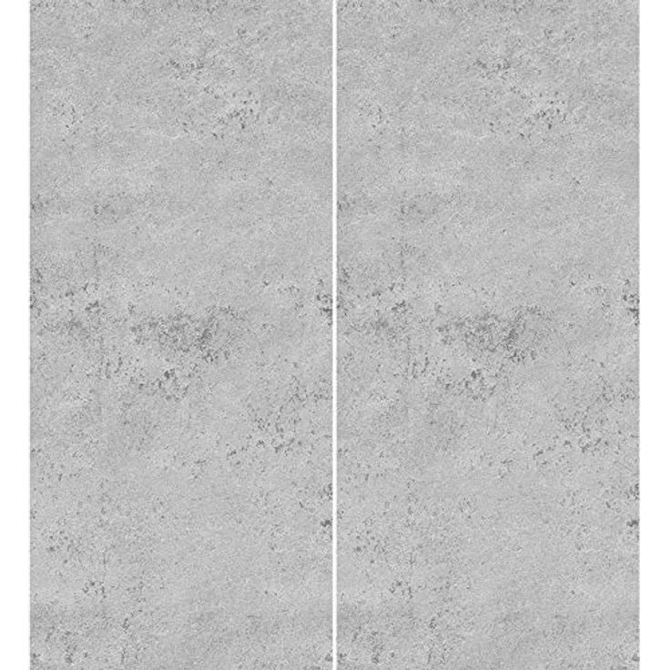Schulte Duschrückwand Set über Eck, Dekor Stein Grau-hell, 2 x 90x210 cm, Wandverkleidung aus 3 mm Aluminium-Verbundplatte als fugenloser Fliesenersatz – Bild 2