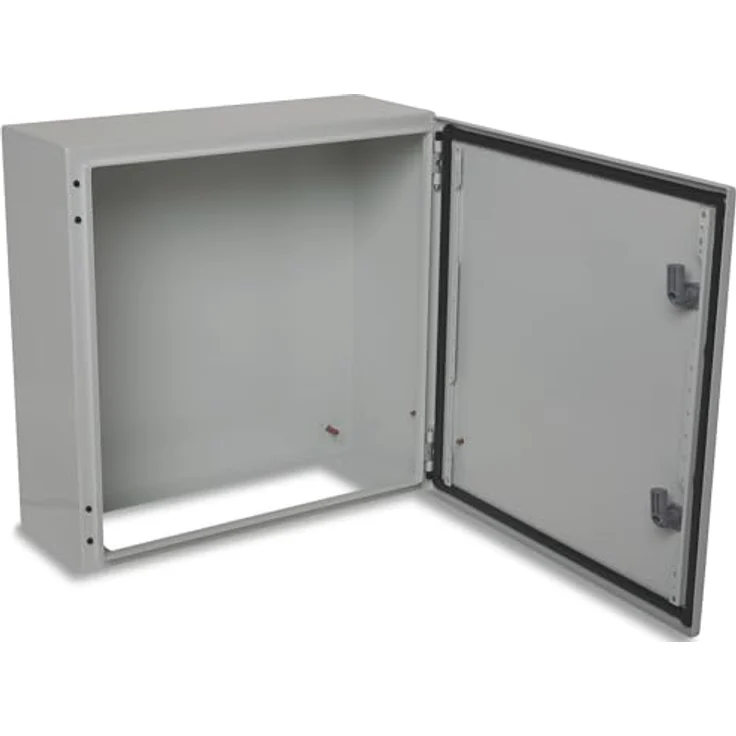 BOXEXPERT Treva Verteilerkasten Außen IP66, Stahlblech 500x500x200mm, wasserdicht, grau, robust mit IK10 Schlagfestigkeit – Bild 2