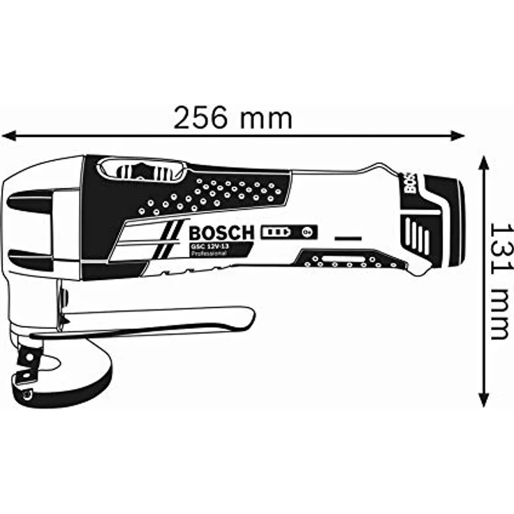 Bosch Professional GSC 12 V-Li SOLO Akku-Schere, nur Werkzeug (ohne Akku, Ladegerät und Kit) – Bild 3