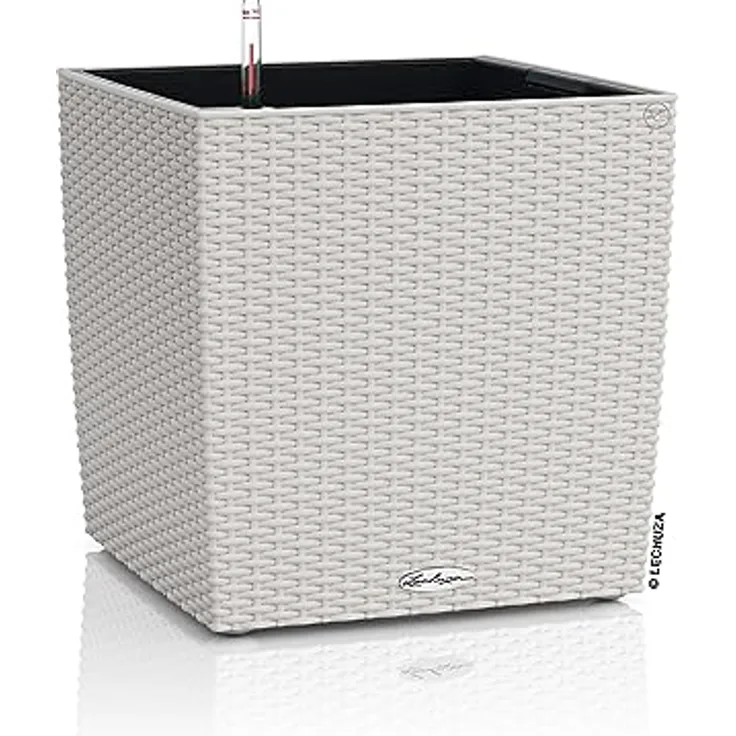 LECHUZA CUBE Cottage 30 lichtgrau 15357