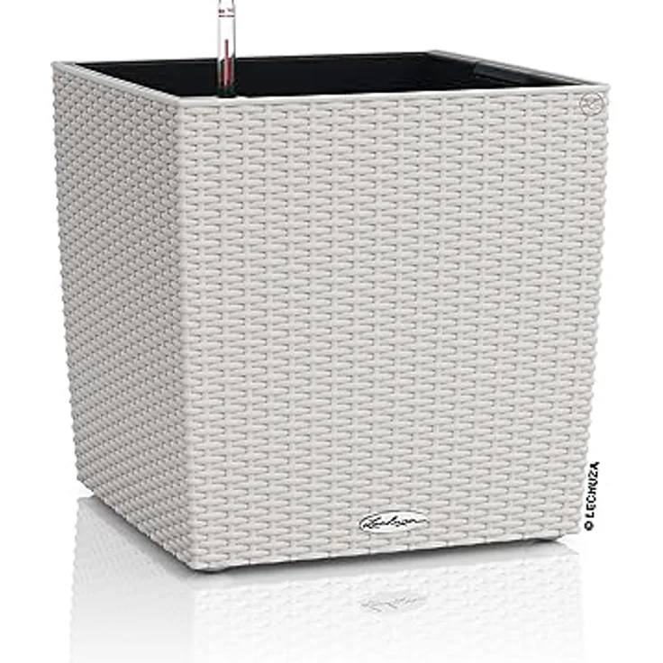 LECHUZA CUBE Cottage 30 lichtgrau 15357 – Bild 1