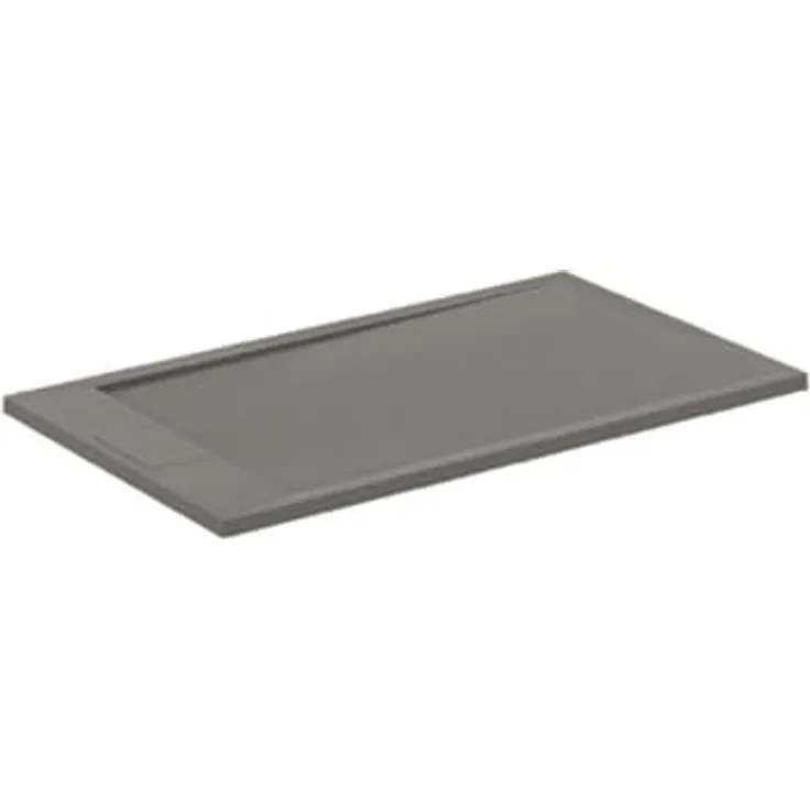Ideal Standard, Duschwanne, Ultra Flat S i.life Rechteck-Brausewanne, 1200x700x30mm, Quarzgrau