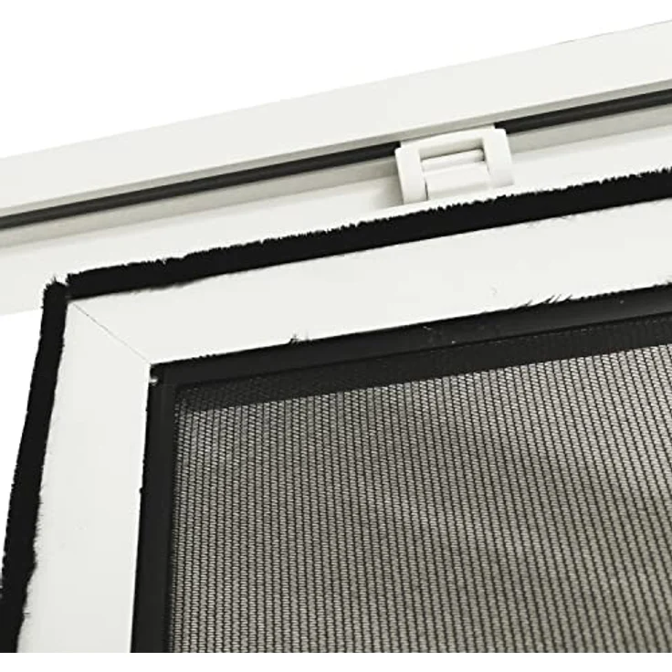 APANA Insektenschutz Schiebetür mit Aluminiumrahmen, Mückenschutz Tür 120 x 240 cm, weiß, langlebig und pflegeleicht – Bild 5