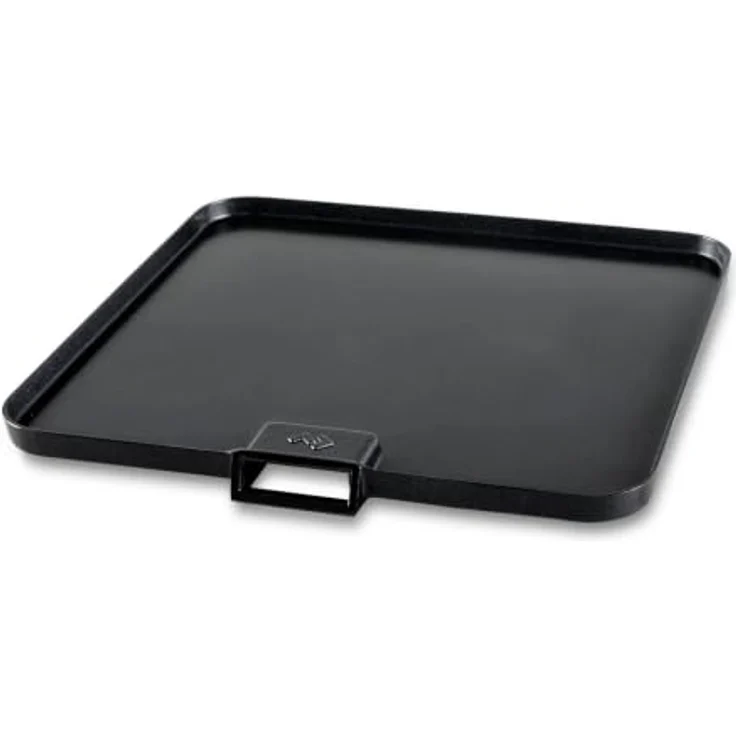 Cadac Van Cook Flat Plate, Grillplatte mit PFAS-freier CeramiCoat Beschichtung, 22x22cm, inklusive Aufbewahrungstasche