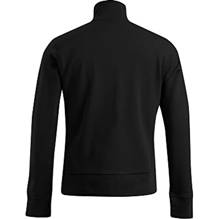 Stehkragen Zip Jacke Herren, Schwarz, XL – Bild 4