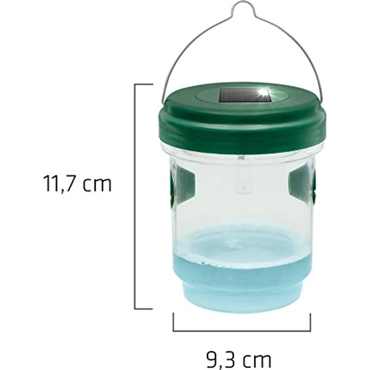 Gardigo 2in1 Solar-LED-Light 66643 Wespenfalle (Ø x H) 95mm x 117mm Grün 1St. – Bild 2