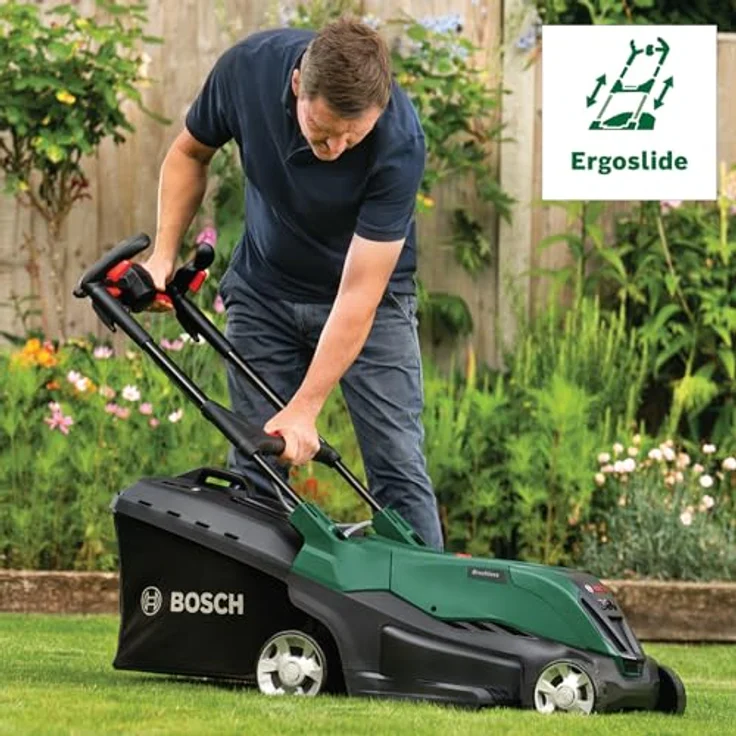 BOSCH Akkurasenmäher Akku-Rasenmäher AdvancedRotak 36V-40-650, 36Volt - Kabelloser Rasenmäher mit ProSilence Funktion und ErgoSlide Griffsystem – Bild 5