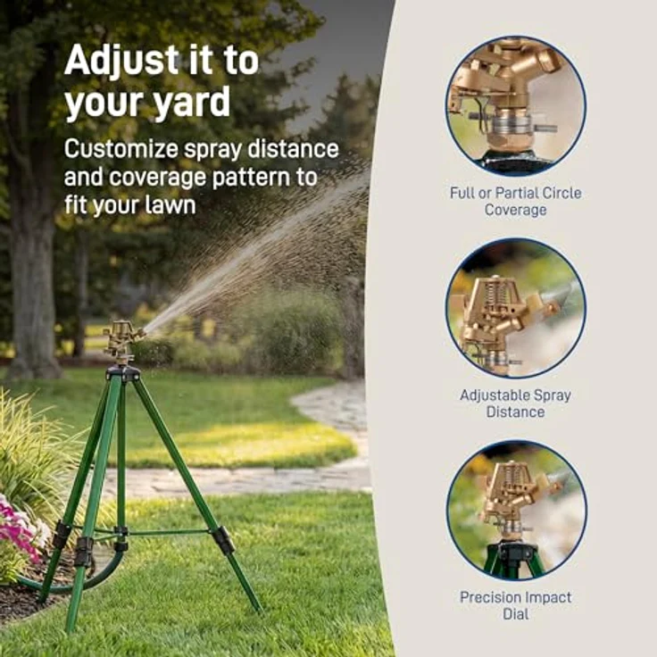 Orbit 56667 N Zink Auswirkungen Sprinkler Man Tripod Grundlage – Bild 7