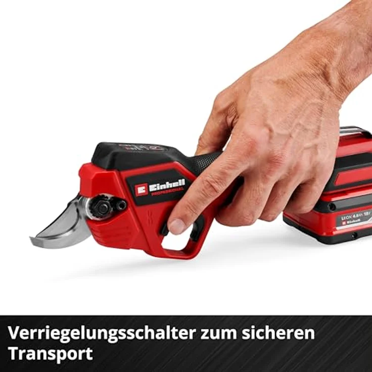 Einhell Akku-Astschere GP-LS 18/28 Li BL-Solo, Profi-Gartengerät mit Brushless Motor, schwarz – Bild 10