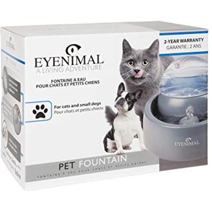 Num'axes Eyenimal Waterfontein Grijs (1.50 l), Futternapf – Bild 5