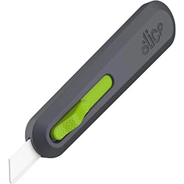 SLICE Cuttermesser Slice 10554, automatischer Klingenrückzug mit keramischer Sicherheitsklinge, ergonomischer Griff