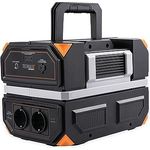 Technaxx 600W Powerstation mit 2X 230V Steckdose, 6X USB, 2X DC 12V, 1x DC Zigarettenanzünder 504Wh Akku Kapazität für Outdoor, Camping – Reine Sinuswelle tragbare Power Station Stromspeicher TX-202