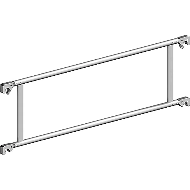 Layher Doppelgeländer 1,80 x 0,50 Meter aus Aluminium – Bild 2
