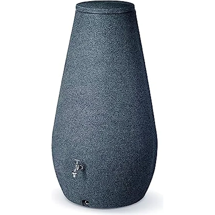 Arves Regenspeicher Drop, 410 l Regentonne mit edlem Natursteindesign, Anthrazit – Bild 2