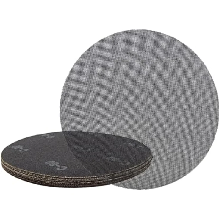 MioTools Spider Klett-Schleifgitter, 225 mm, Siliciumcarbid, für Trockenbauschleifer, K120, 25 Stk. – Bild 1