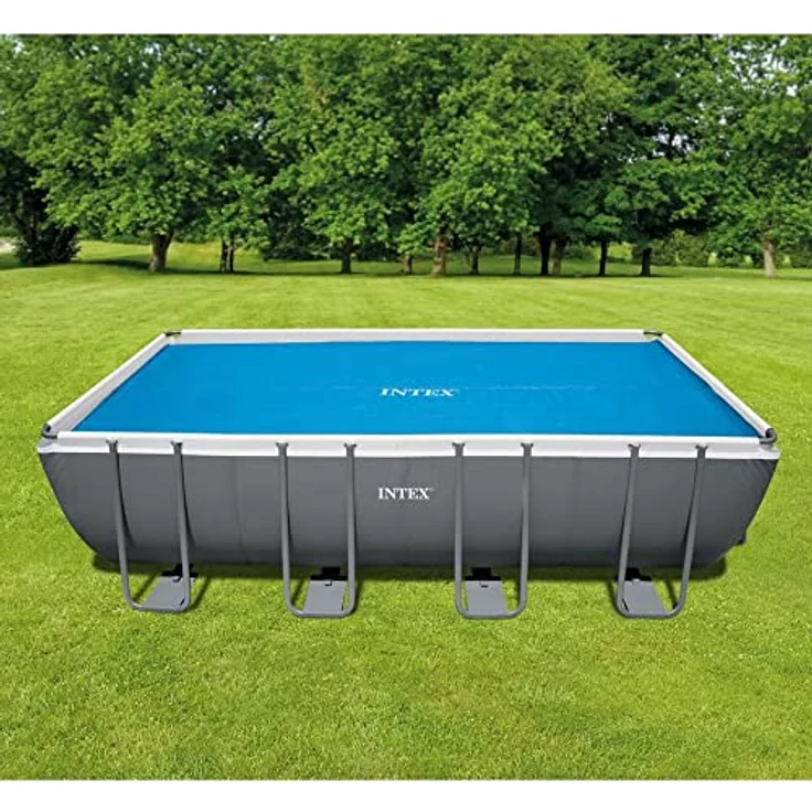 Intex 28016 - Solarabdeckplane 549 x 274 cm - Solarabdeckung Solarplane Solarfolie für eckige Pools – Bild 2