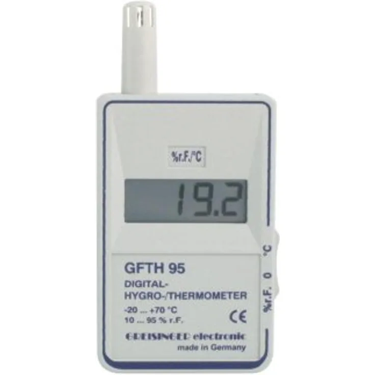 Greisinger GFTH 95 Luftfeuchtemessgerät (Hygrometer) 10% rF 95% rF