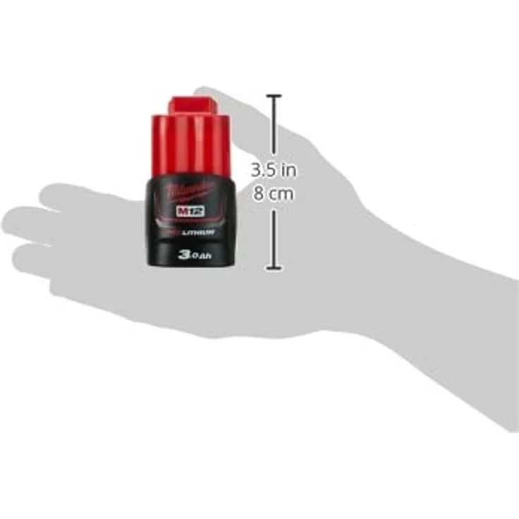 Akku Milwaukee M12 B3 redlithium Li-Ion 12 V 3.0 Ah 4932451388 - ohne Ladegerät – Bild 5
